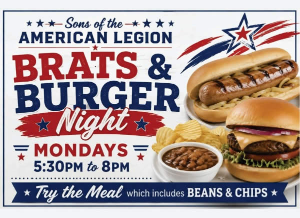 burgers and brats night
